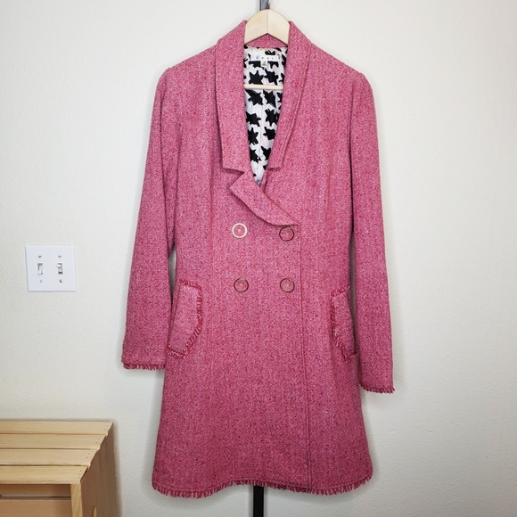 CAbi Jackets & Blazers - CAbi Pink Tweed Madison Avenue Coat #176